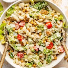 Chicken Caesar Pasta Salad