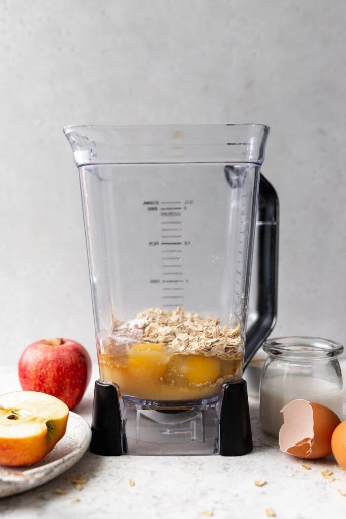 ingredients in blender
