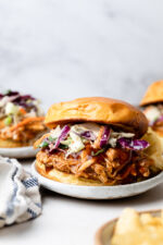 Easy BBQ Chicken Sandwiches - All The Healthy Things