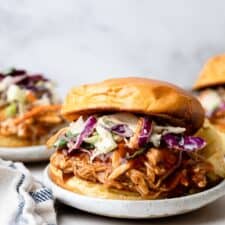 Easy BBQ Chicken Sandwiches