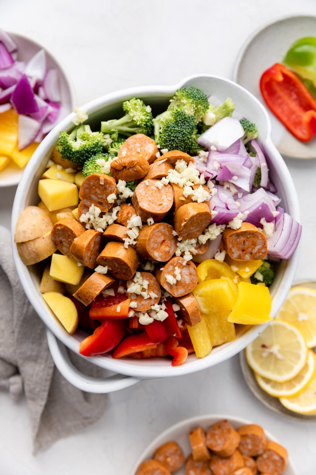 Sheet Pan Chicken Sausage and Veggies - All the Healthy Things