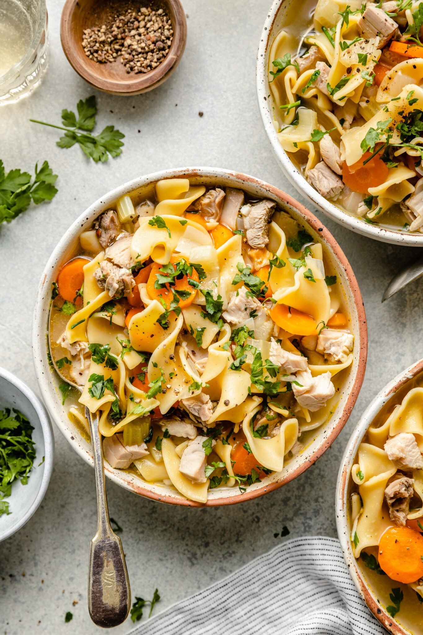 Turkey Noodle Soup - All the Healthy Things