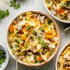 Quick and Easy Turkey Noodle Soup • Salt & Lavender