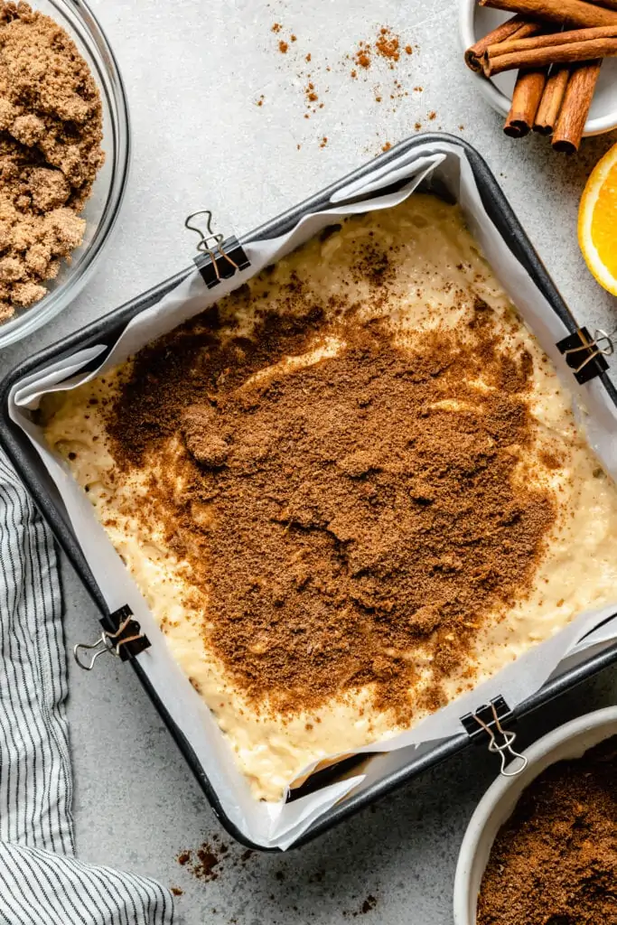 cinnamon sugar layer