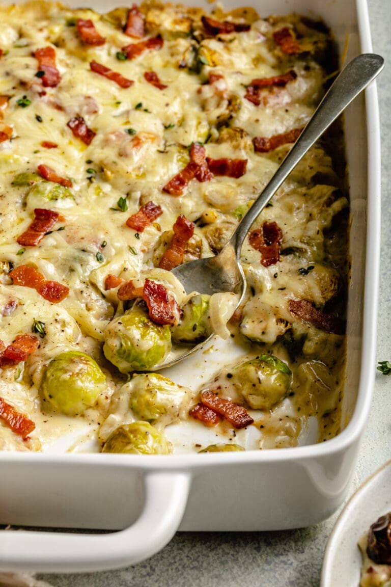 Brussels Sprouts Au Gratin