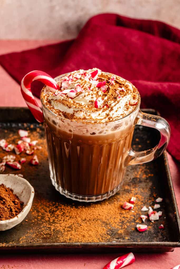 homemade peppermint mocha