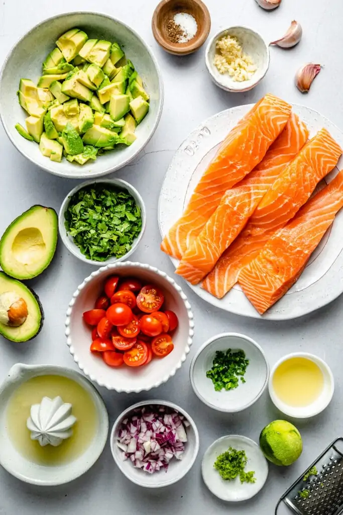 salmon with avocado salsa ingredients