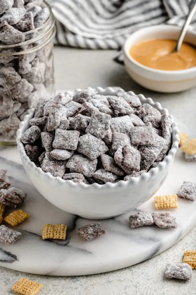puppy chow in bowl