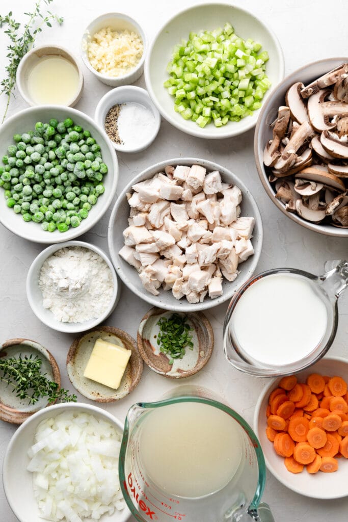 turkey pot pie ingredients