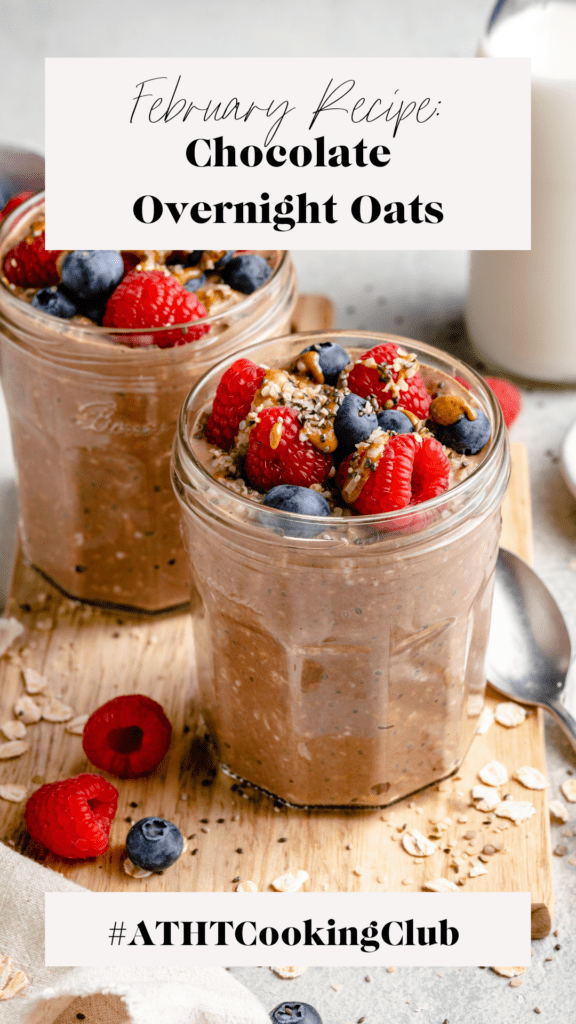picture of chocolate overnight oats