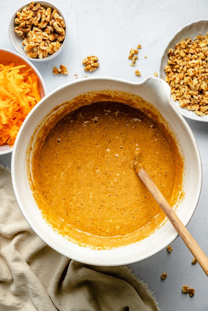 carrot cake batter