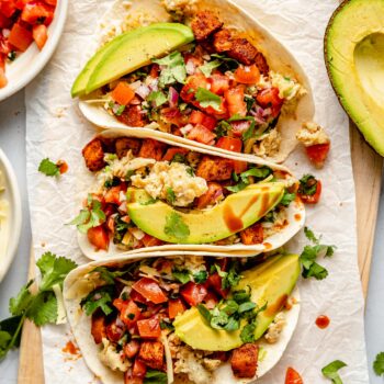 Sweet Potato Breakfast Tacos - All the Healthy Things