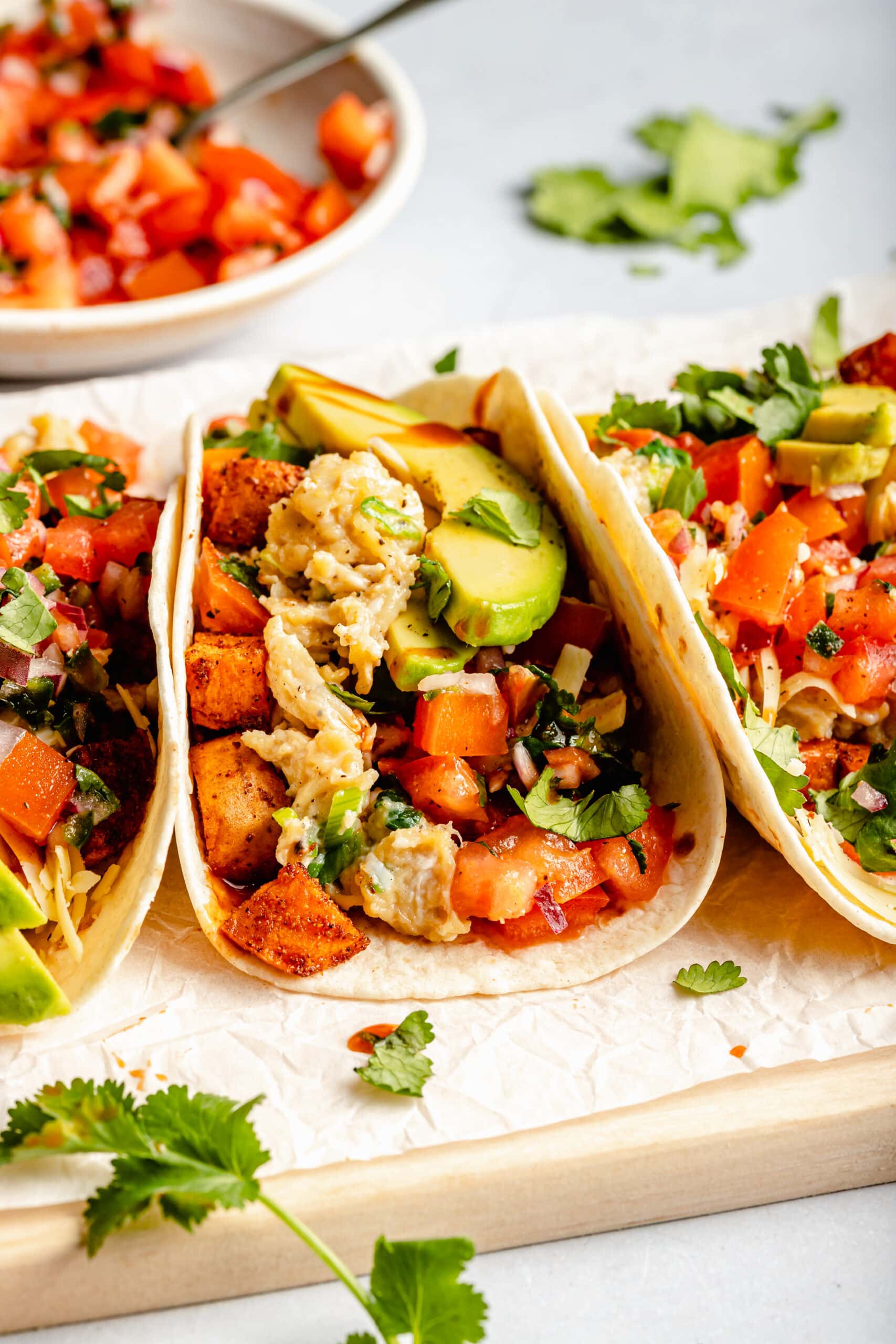 Sweet Potato Breakfast Tacos All the Healthy Things