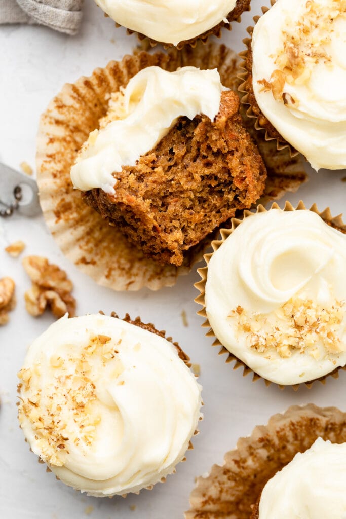 bitten cupcake