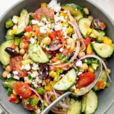 Greek Chickpea Salad-image