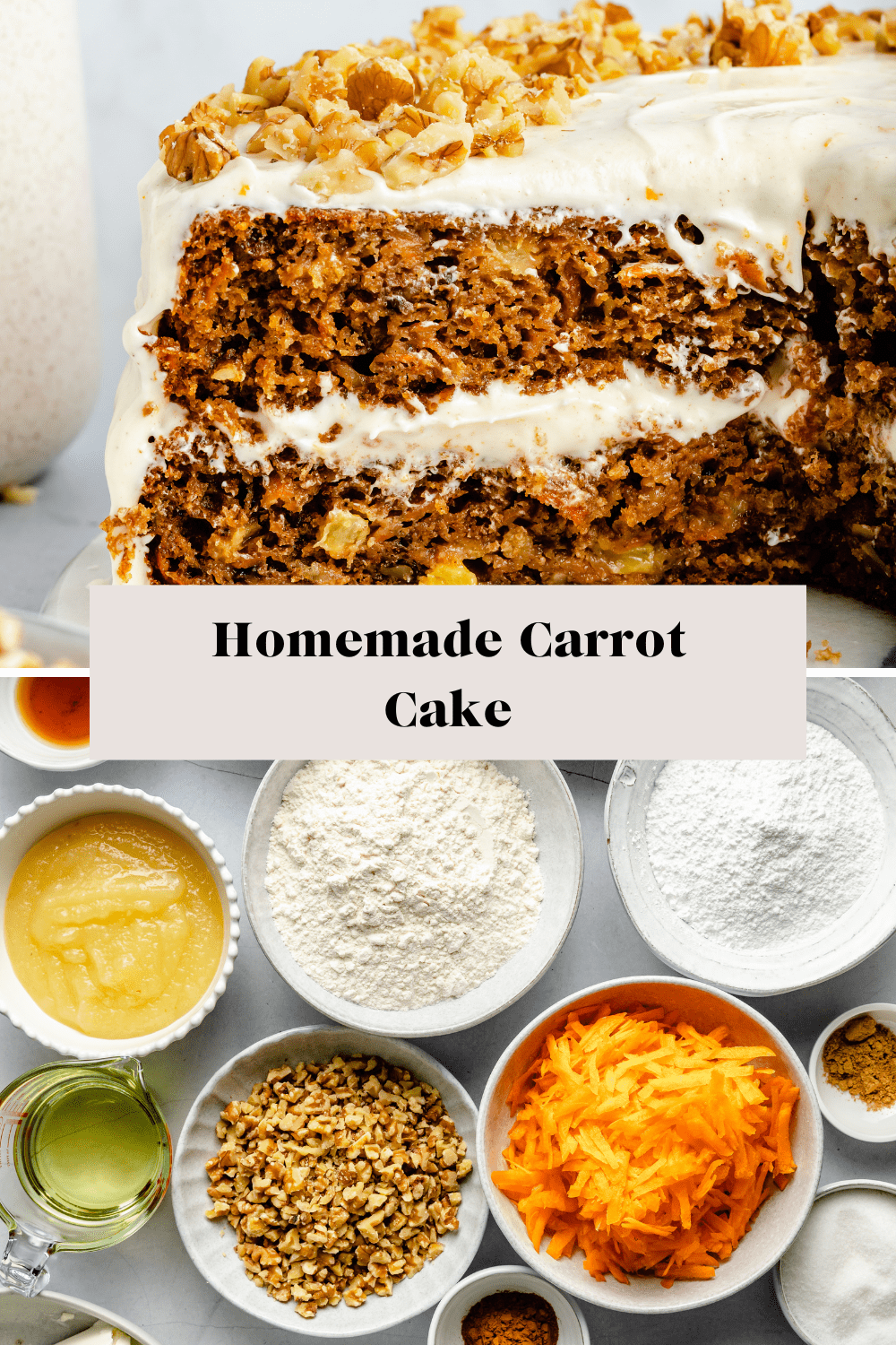 Homemade Carrot Cake All The Healthy Things 