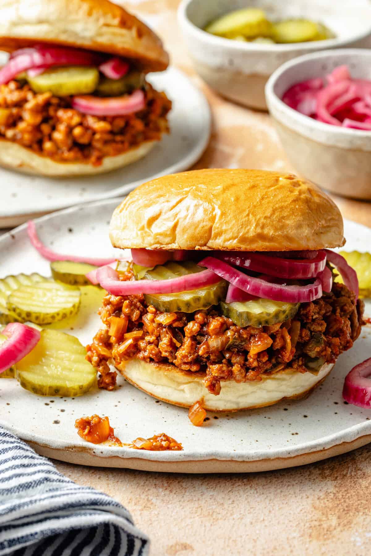 turkey sloppy joe sandwich