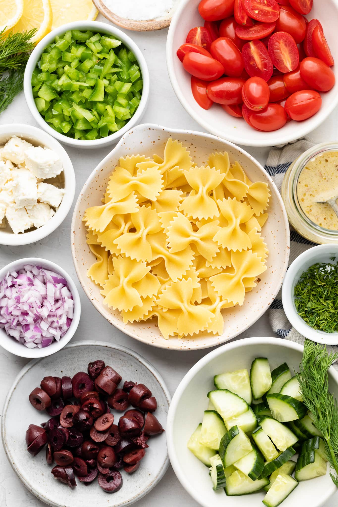 greek pasta salad ingredients