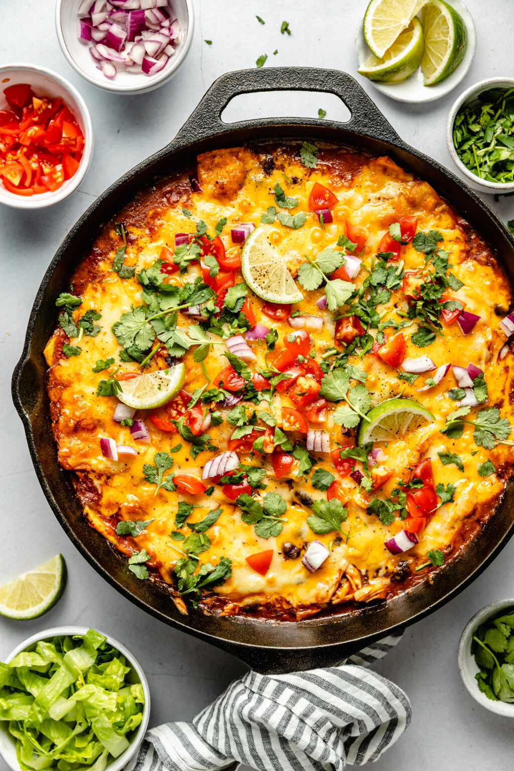 Chicken Enchilada Skillet All the Healthy Things