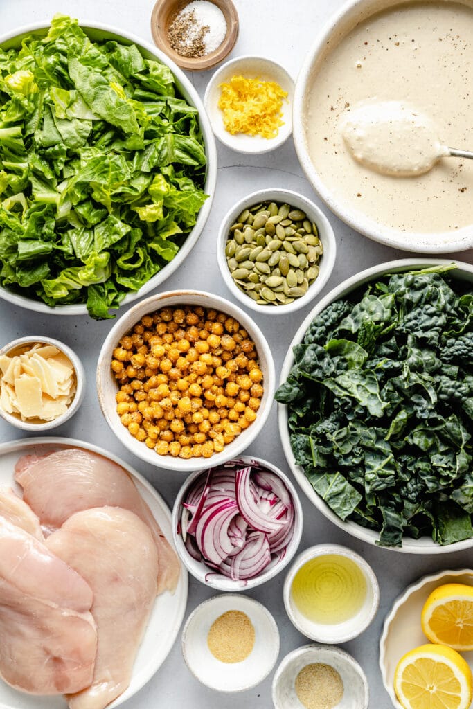 kale caesar salad ingredients