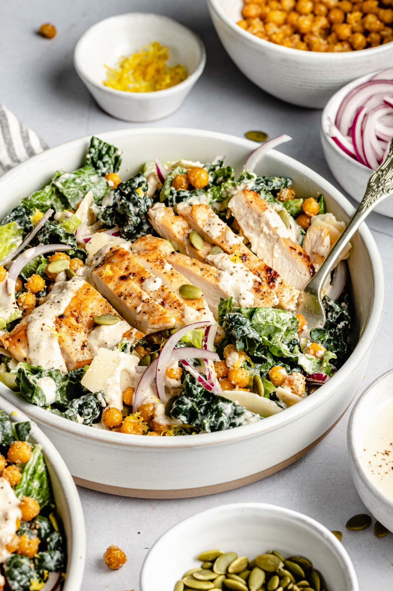 Kale Caesar Salad All the Healthy Things
