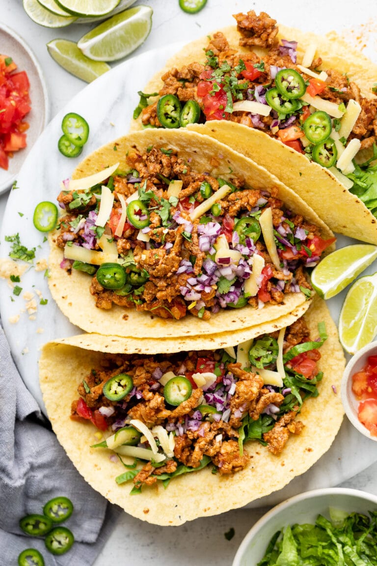 Ground Turkey Tacos - All the Healthy Things