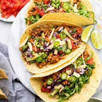 tacos on plate