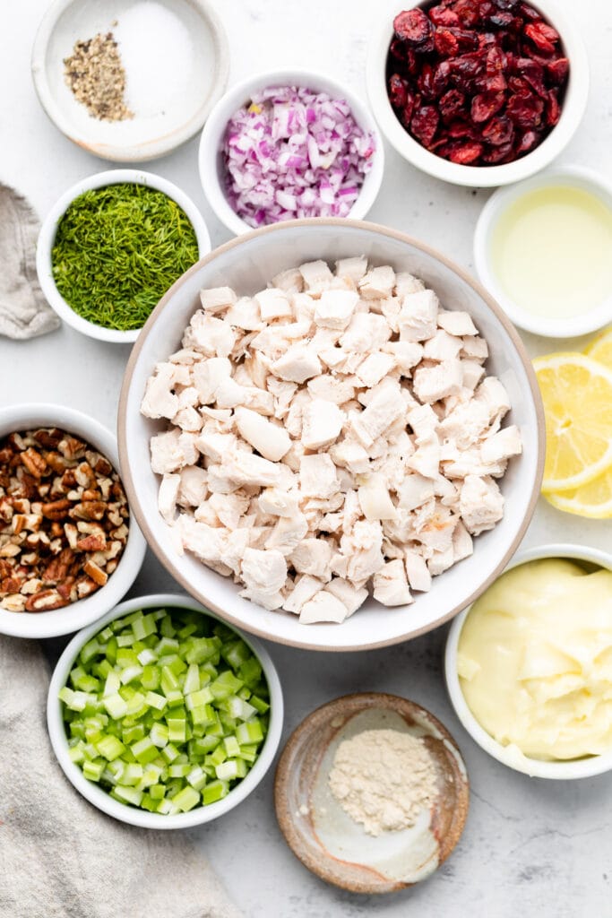 healthy chicken salad ingredients