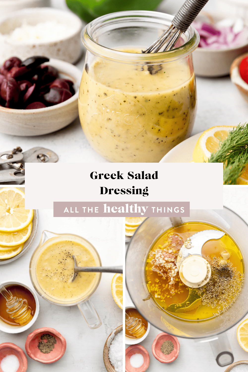 Greek Salad Dressing All the Healthy Things