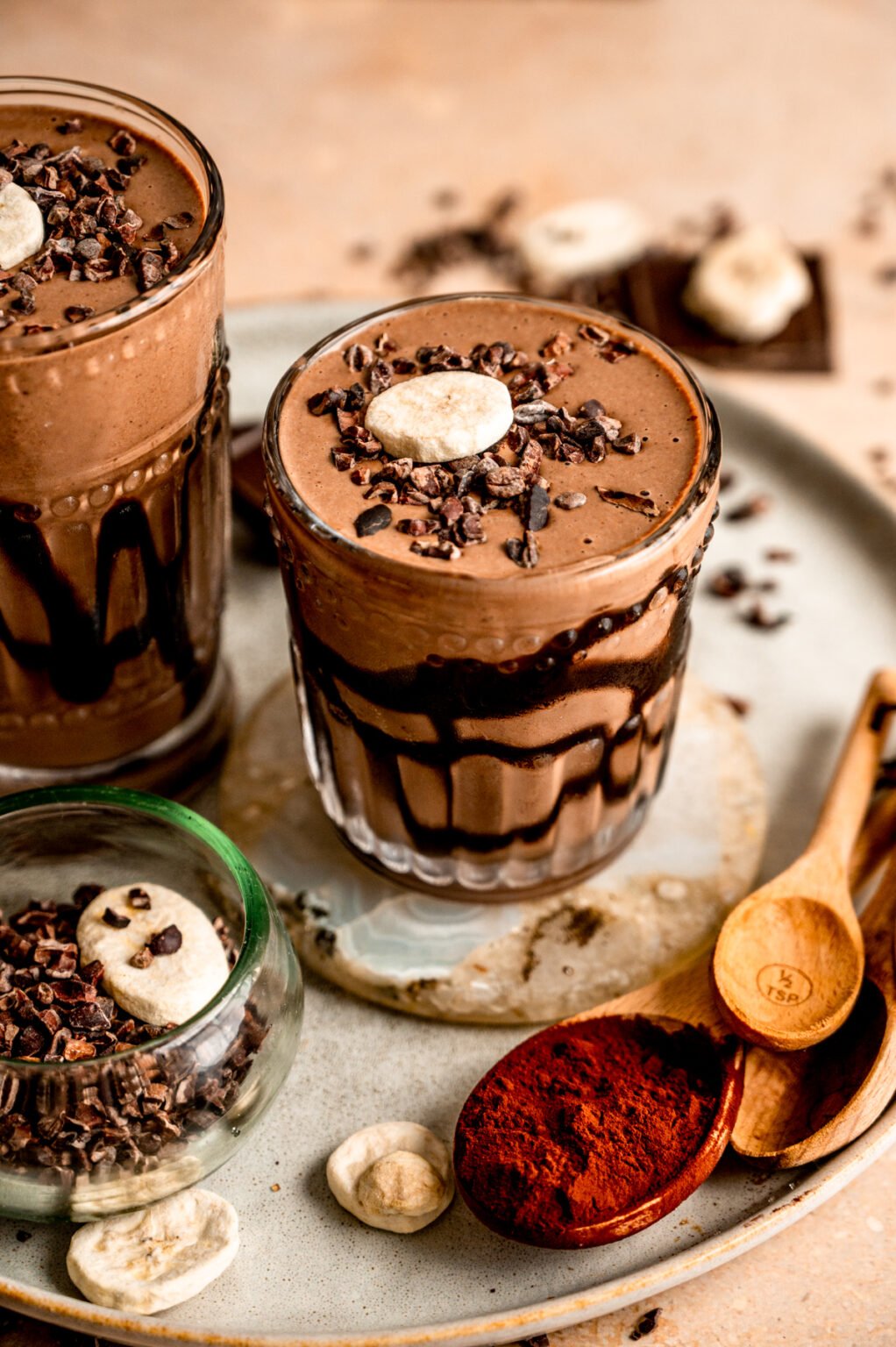 Healthy Chocolate Peanut Butter Smoothie