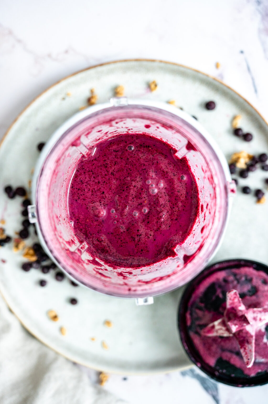 Blueberry Smoothie - All the Healthy Things