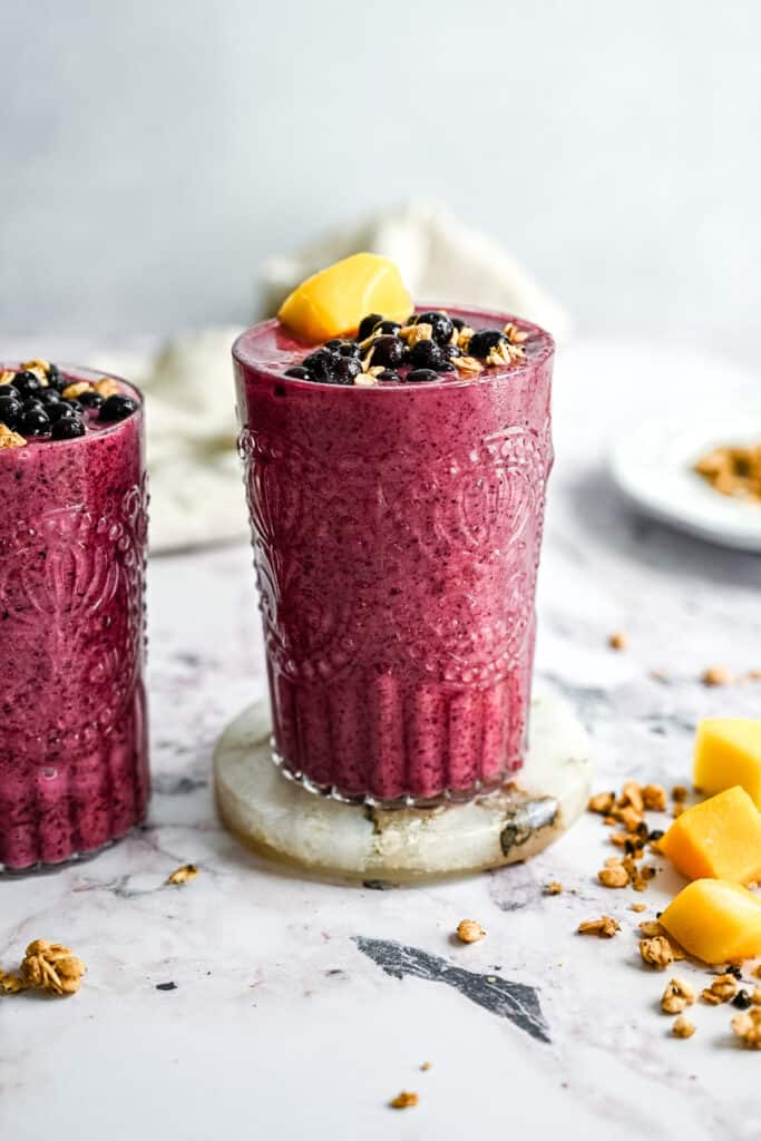 smoothie in glass