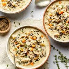 The BEST Creamy Chicken and Wild Rice Soup - Thriving Home