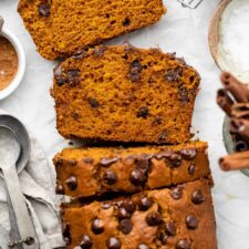 Pumpkin Chocolate Chip Bread