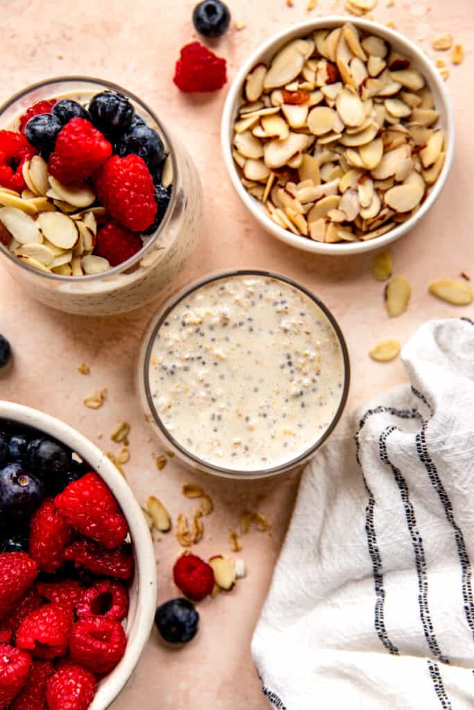 High Protein Overnight Oats - The Healthy Shift