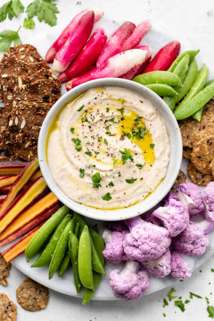 Creamy White Bean Dip - All the Healthy Things