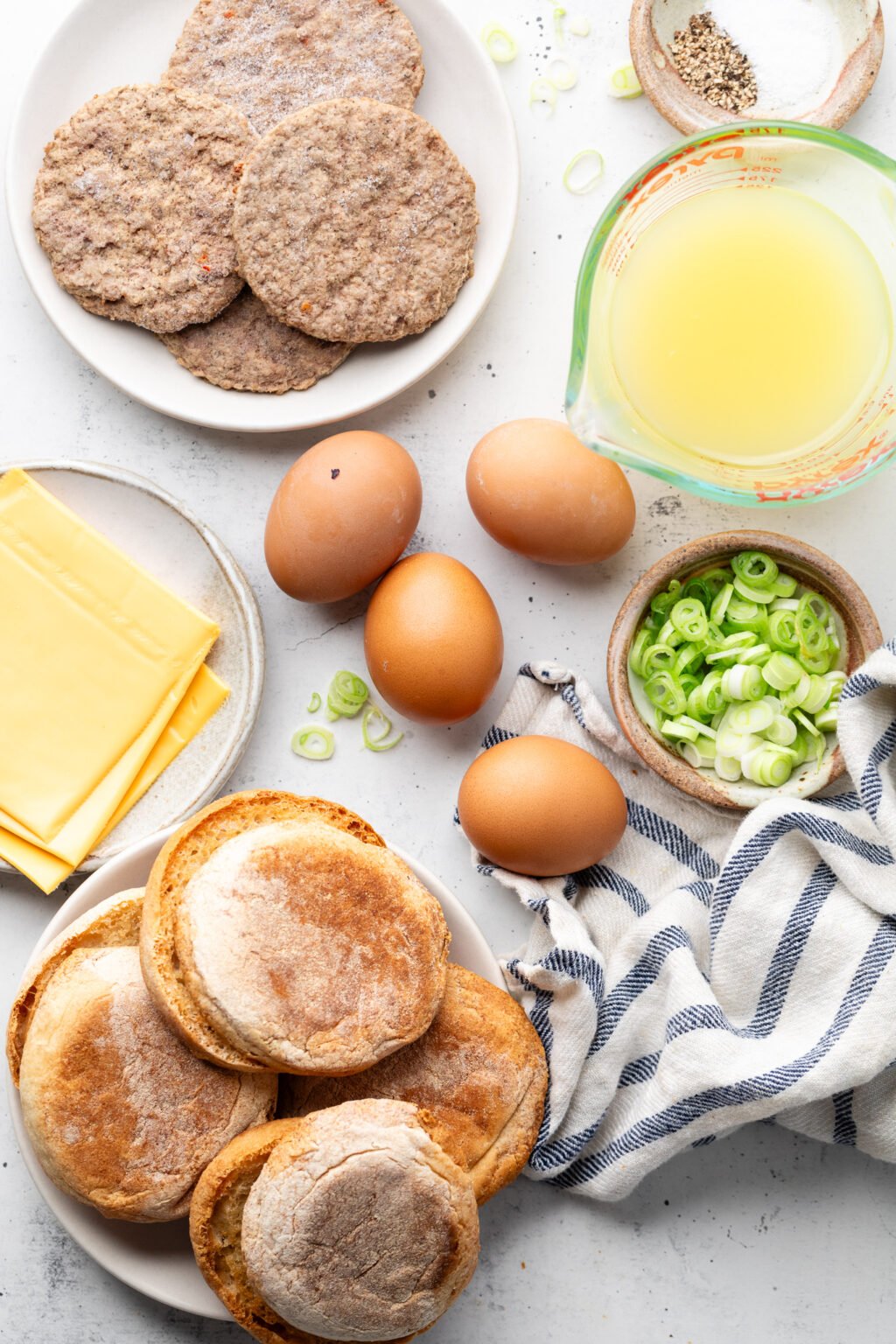 High Protein Breakfast Sandwiches - All the Healthy Things
