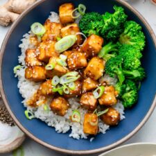Crispy Orange Tofu