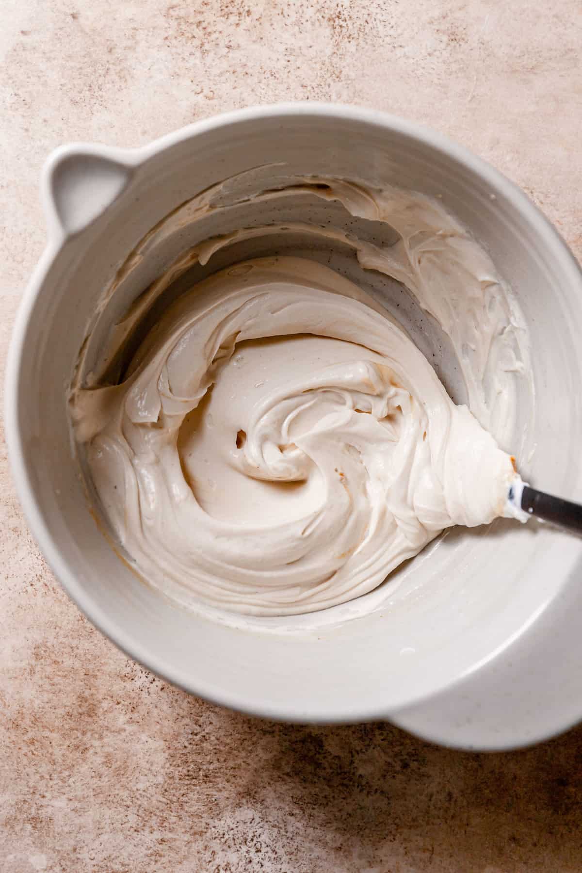 yogurt mixture in bowl