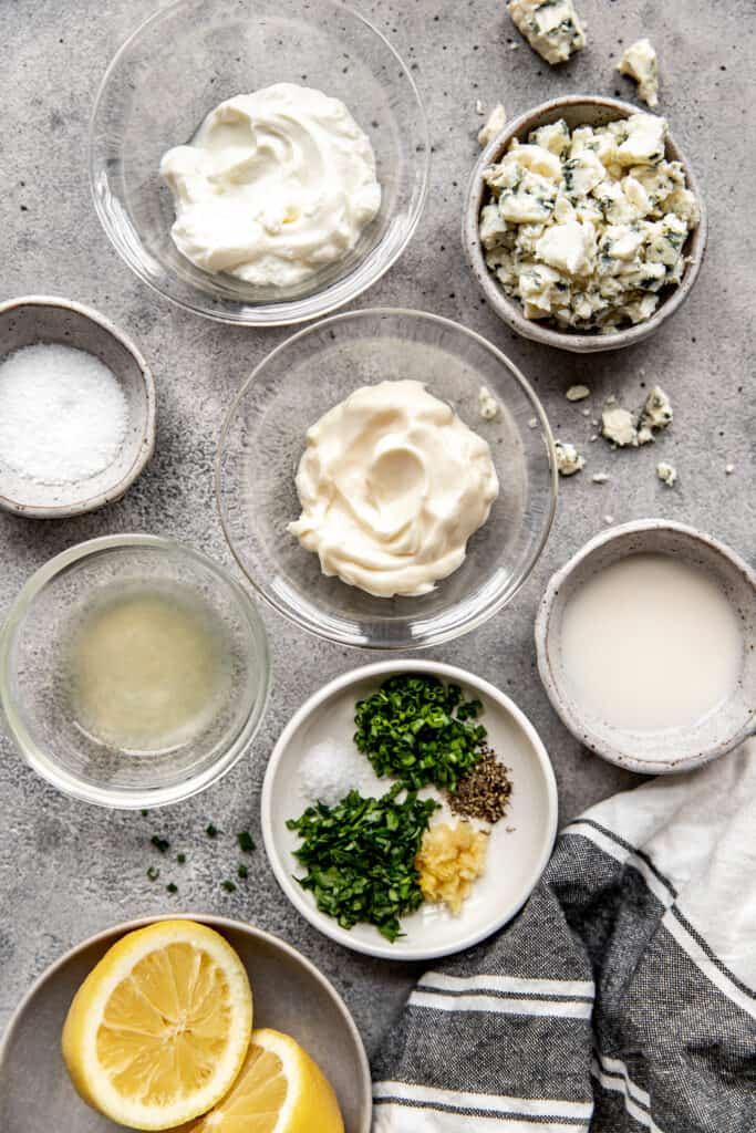 Homemade Blue Cheese Dressing All the Healthy Things