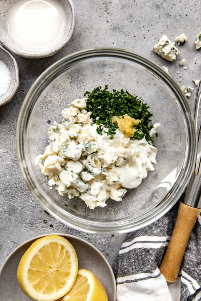 Homemade Blue Cheese Dressing All the Healthy Things