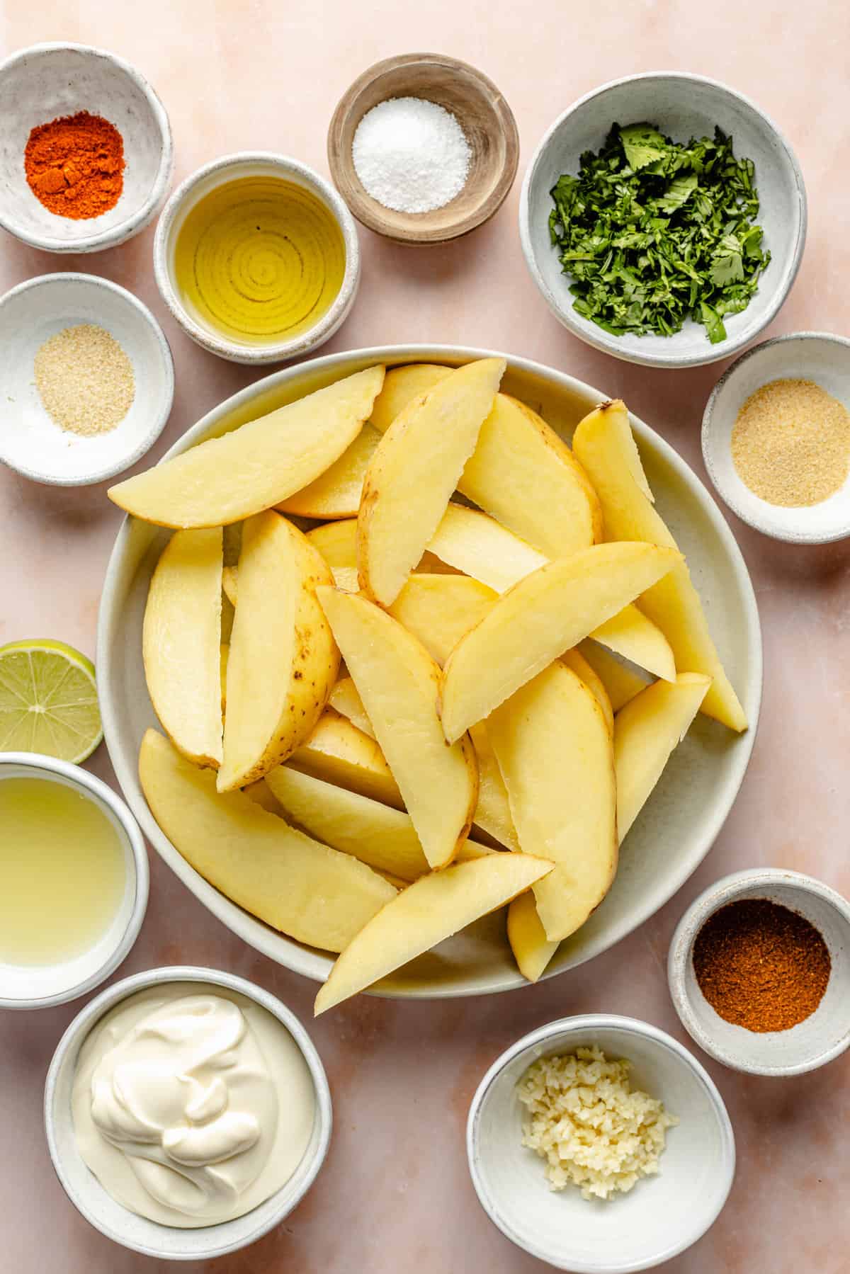 potato wedge ingredients