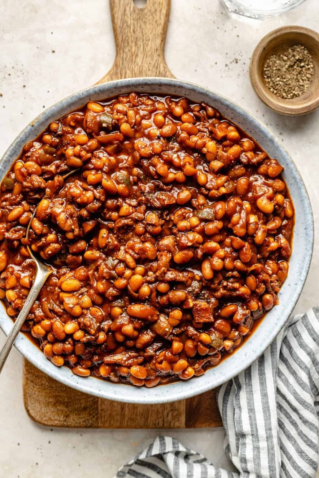 Slow Cooker Baked Beans - All the Healthy Things