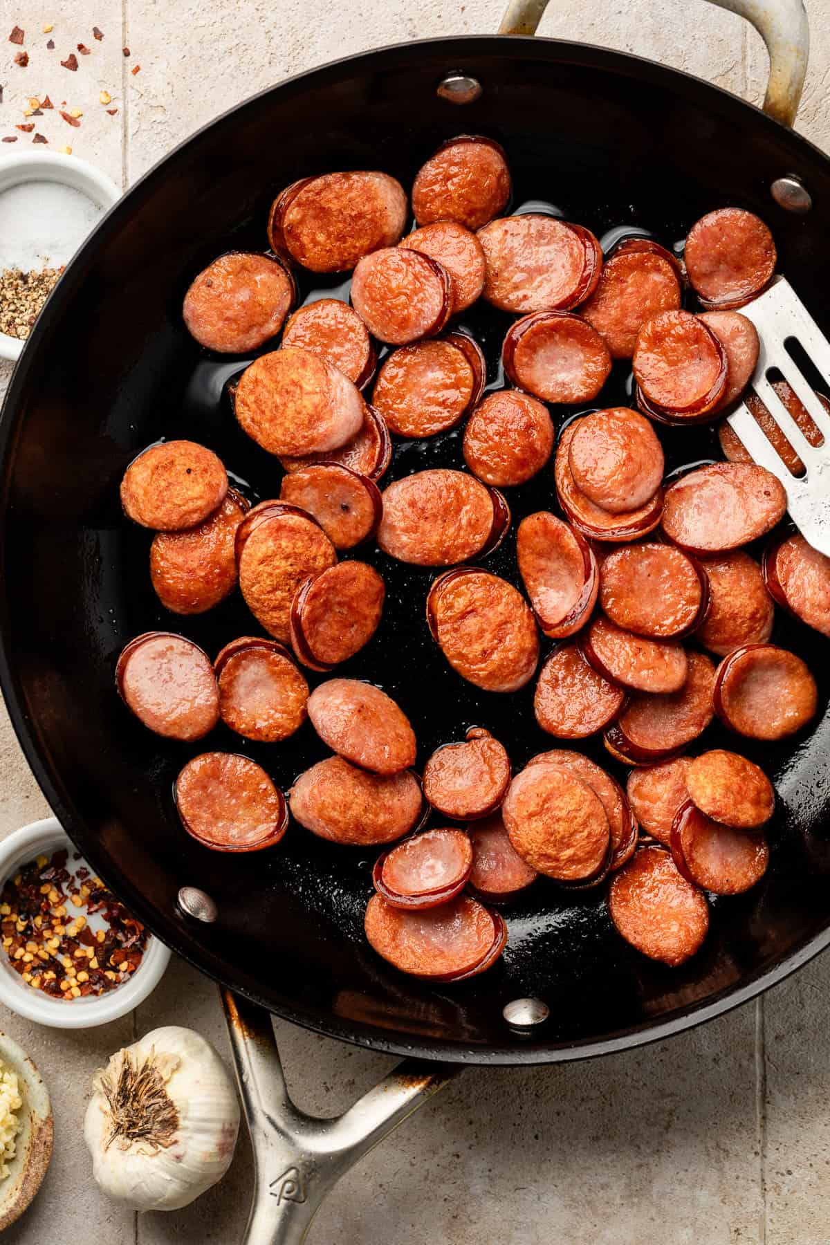 Cabbage and Sausage Skillet - All the Healthy Things