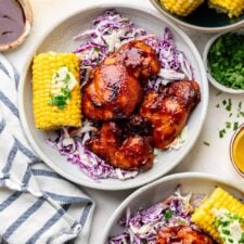 Baked BBQ Chicken Thighs