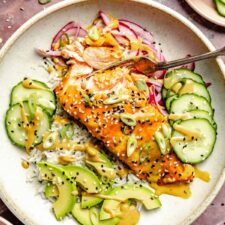 Miso Glazed Salmon Rice Bowls-image