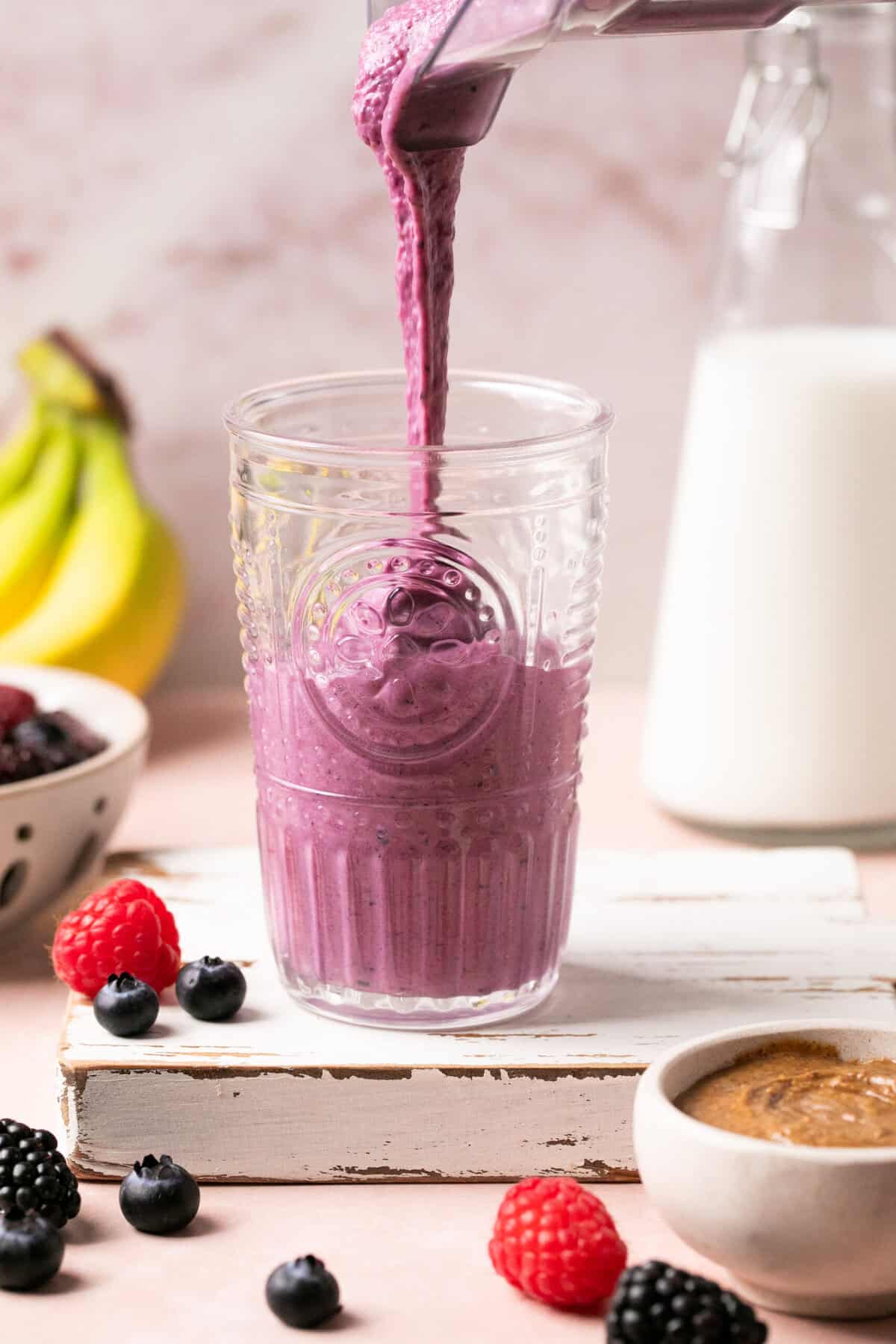 High Protein Smoothie Recipe (6 Ingredients) - All the Healthy Things