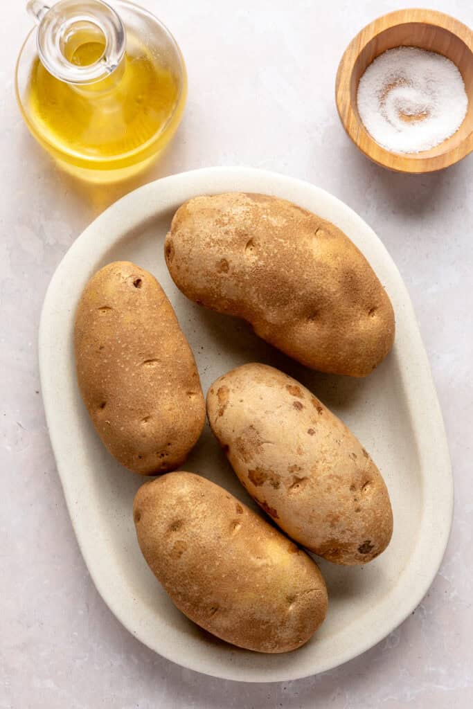 ingredients for baked potatoes