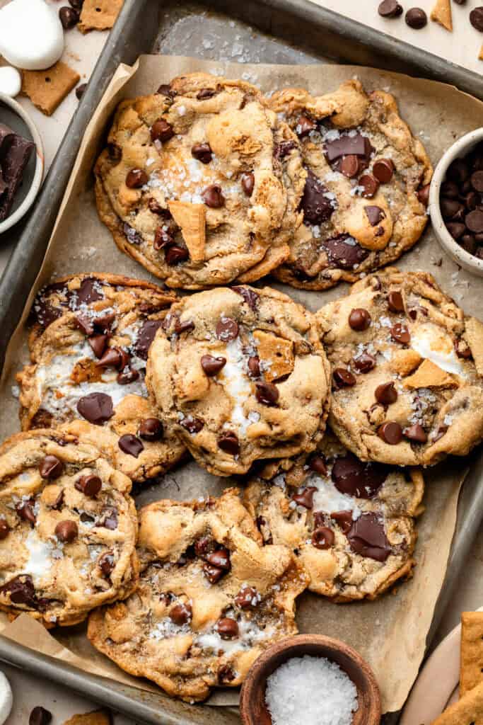 cookies on sheet pan