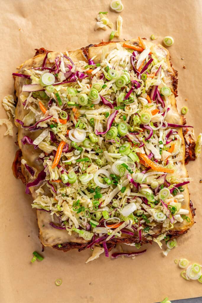 slaw on top of slider